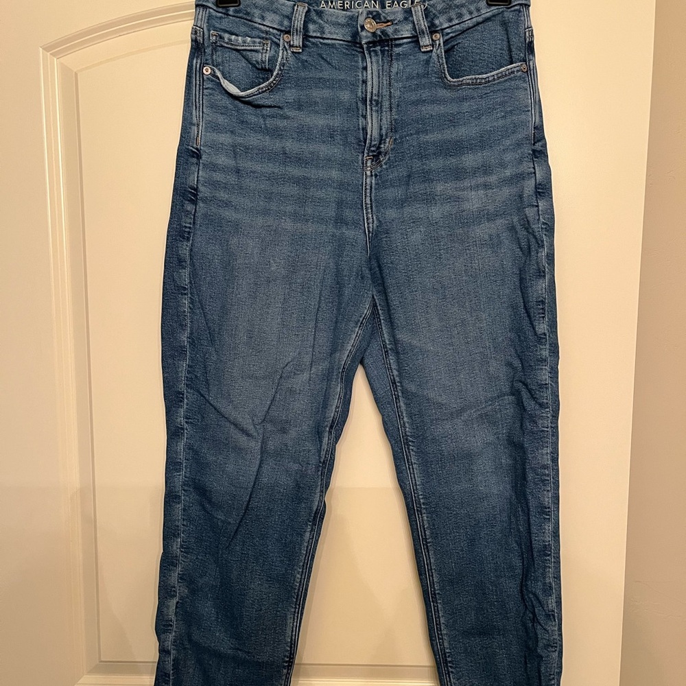 American Eagle Outfitters High Rise Blue Jeans